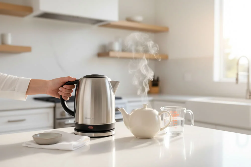 Como utilizar uma chaleira elétrica: guia completo para o dia a dia
