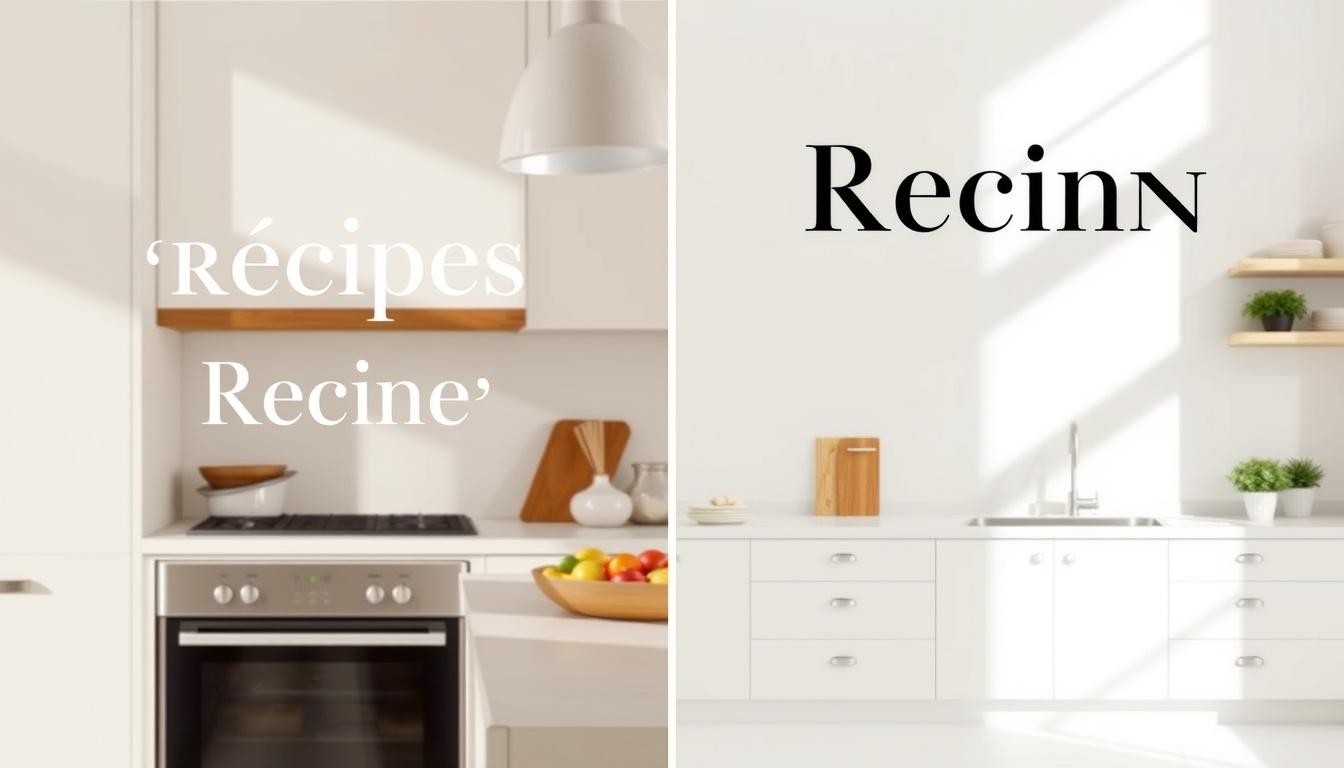 Quais estilos de letra facilitam a leitura de receitas em apps?