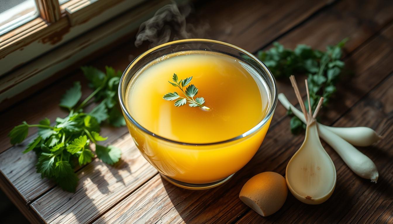 Caldo leve e nutritivo ideal antes da colonoscopia