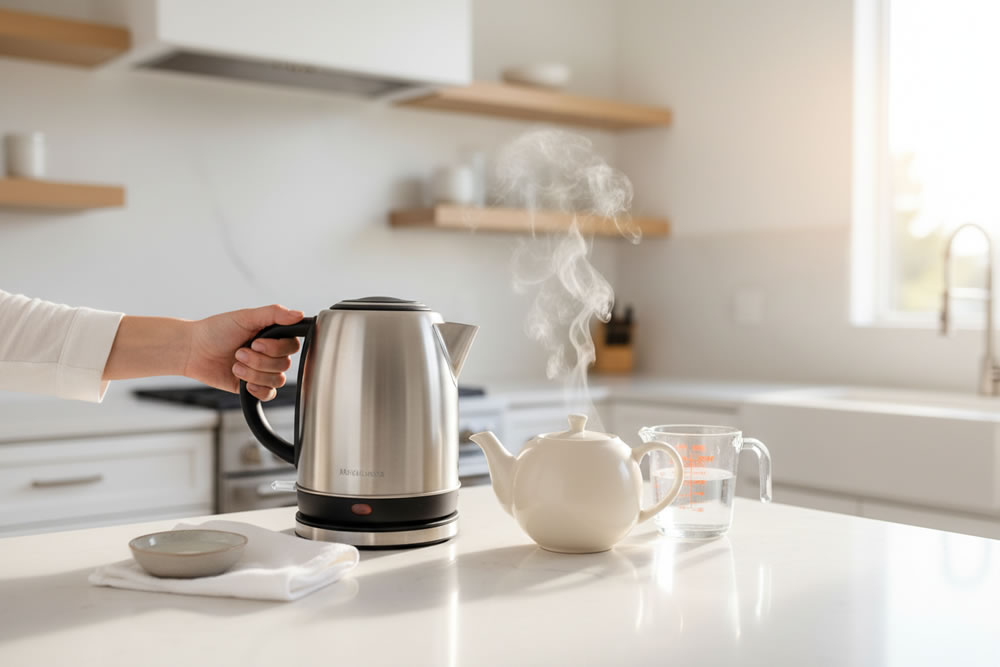 Como utilizar uma chaleira elétrica: guia completo para o dia a dia
