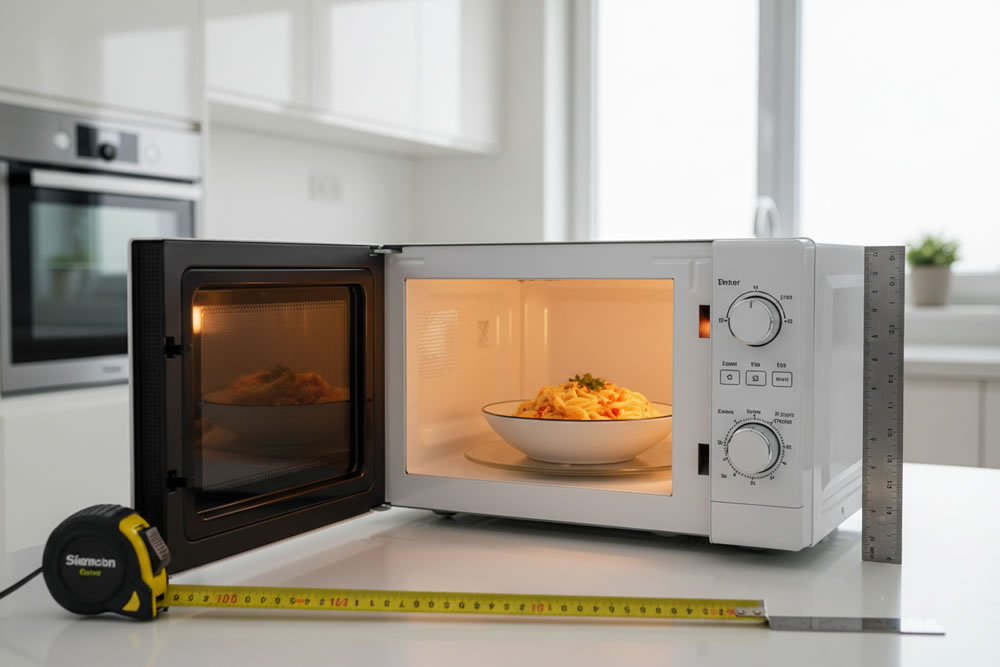 Tamanho do microondas 20 litros: ele cabe na sua cozinha?